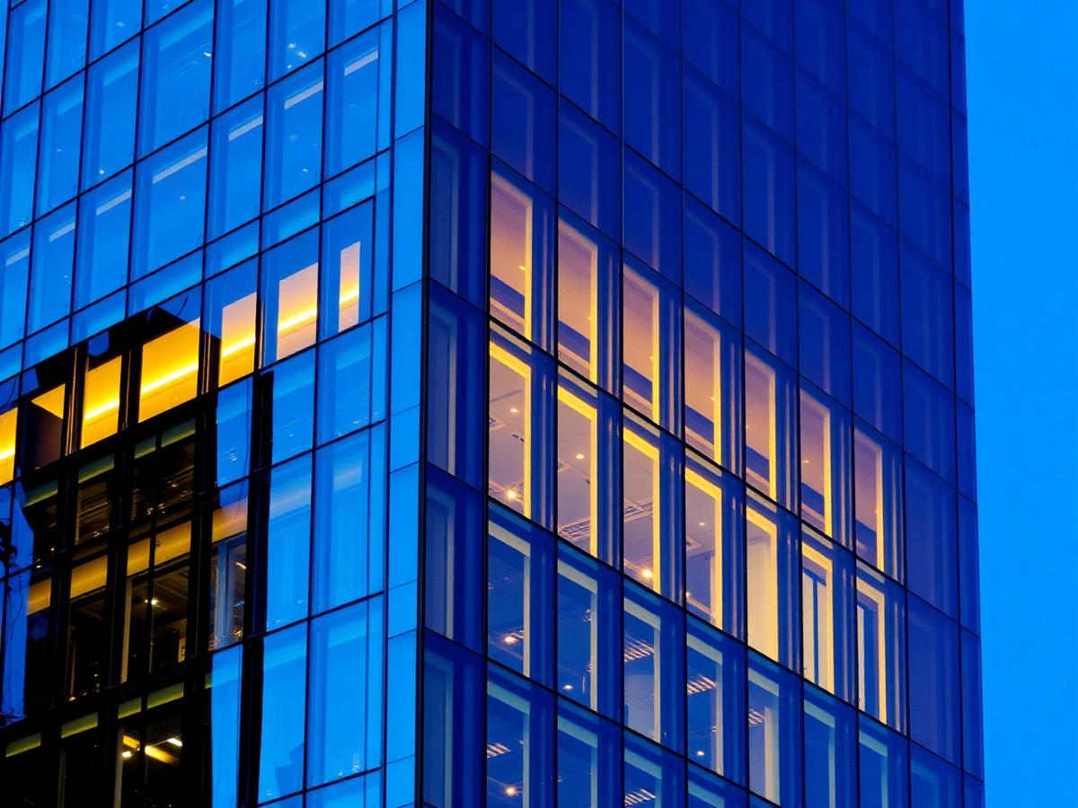 Composite Glass Facade — Facade interior project in Delhi NCR